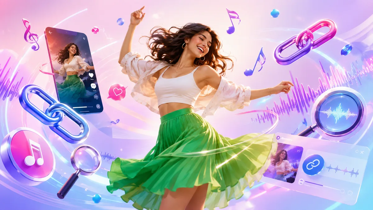 Song from TikTok: Find Any TikTok Song by Video Link